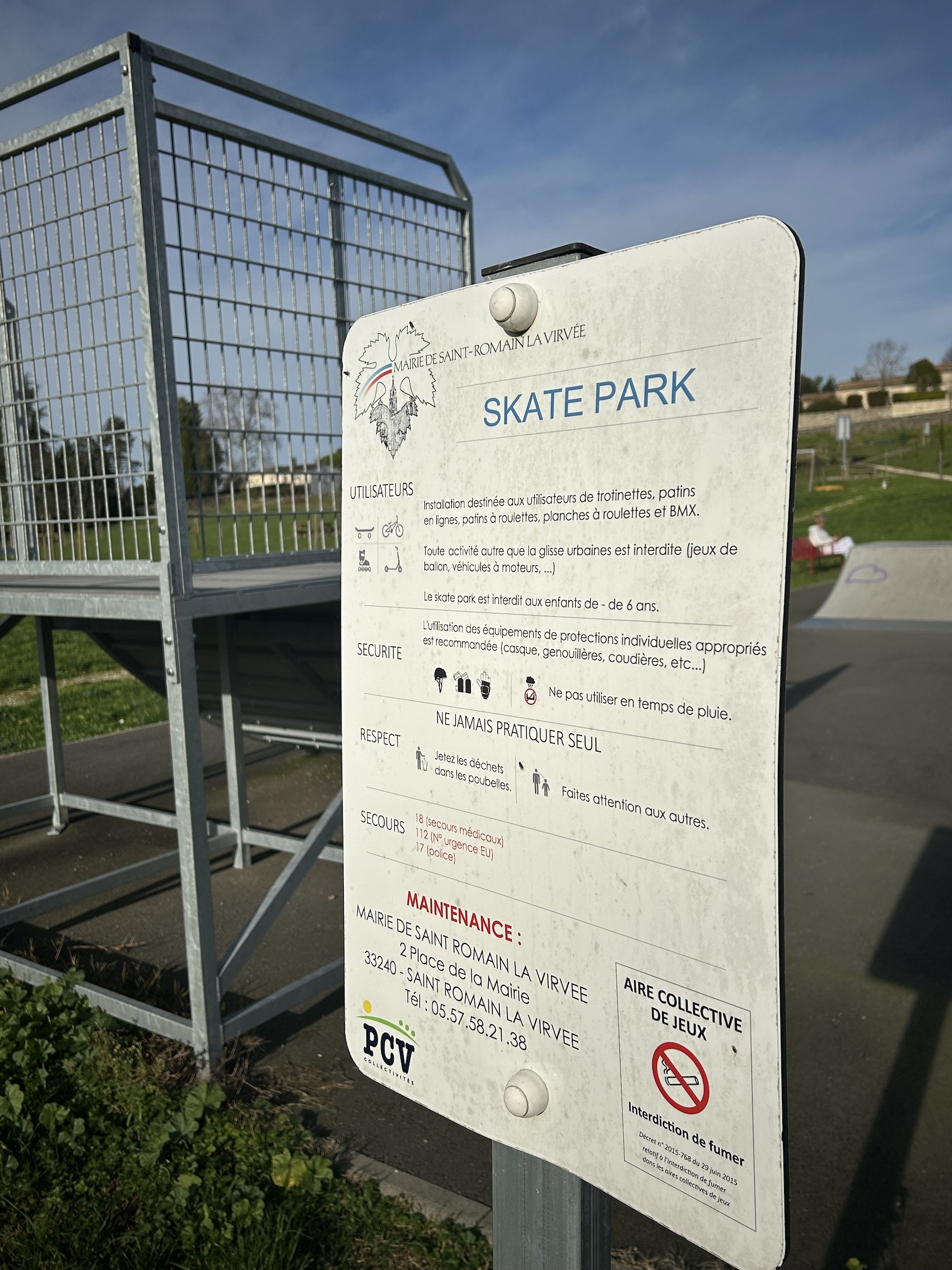 Saint-Romain-la-Virvée skatepark